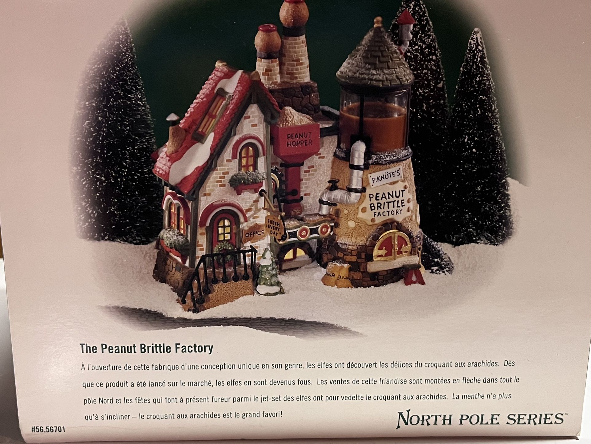Dept. 56 North Pole Series ~ The peanut Brittle Factory