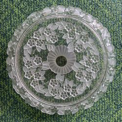 Beautiful Cake/Dessert Plate With Stem 13”