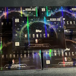 12 Boxes Of Topps Midnight 