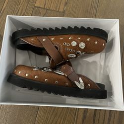 Toga Virilles Brown Clogs