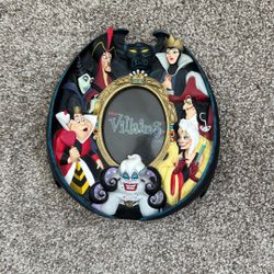 Disney Villains Picture Frame Maleficent Hook Ursula Jafar Cruella Queen 