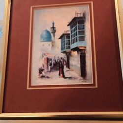 Two Vintage Prints By Artist S Rabih 1983