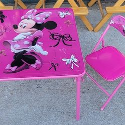 Toddler Minnie Mouse Table and Chair