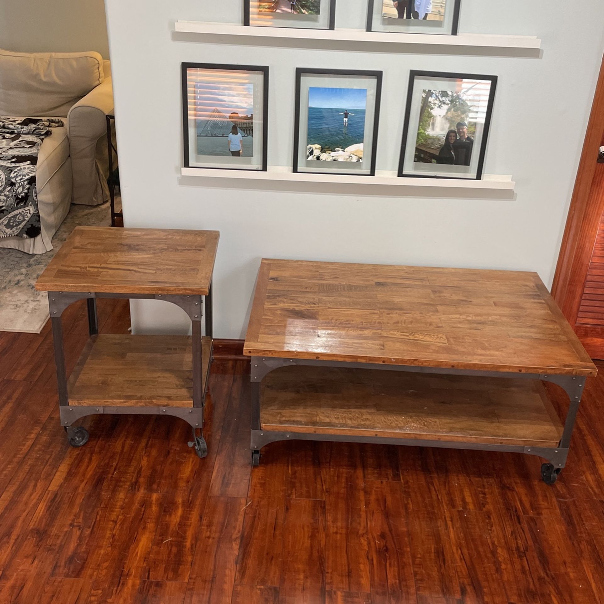 World market Aiden coffee table and side table set Of 2