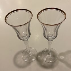 Gold Rimmed Goblets 2