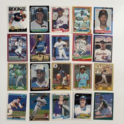 20 Different Rookie Baseball Cards All Hall Of Famers Or Superstars