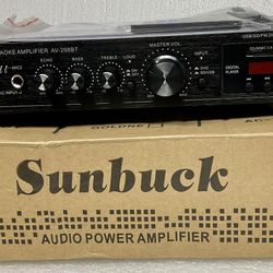 Sunbuck AV-298BT 5-channel amplifier 
