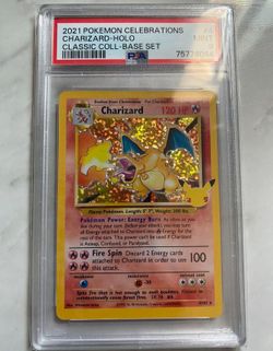 Charizard PSA 9 Graded Celebrations