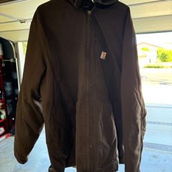 New Men’s Carhart jacket With Hood 2XL With Hood
