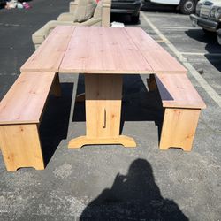 Table And Benches