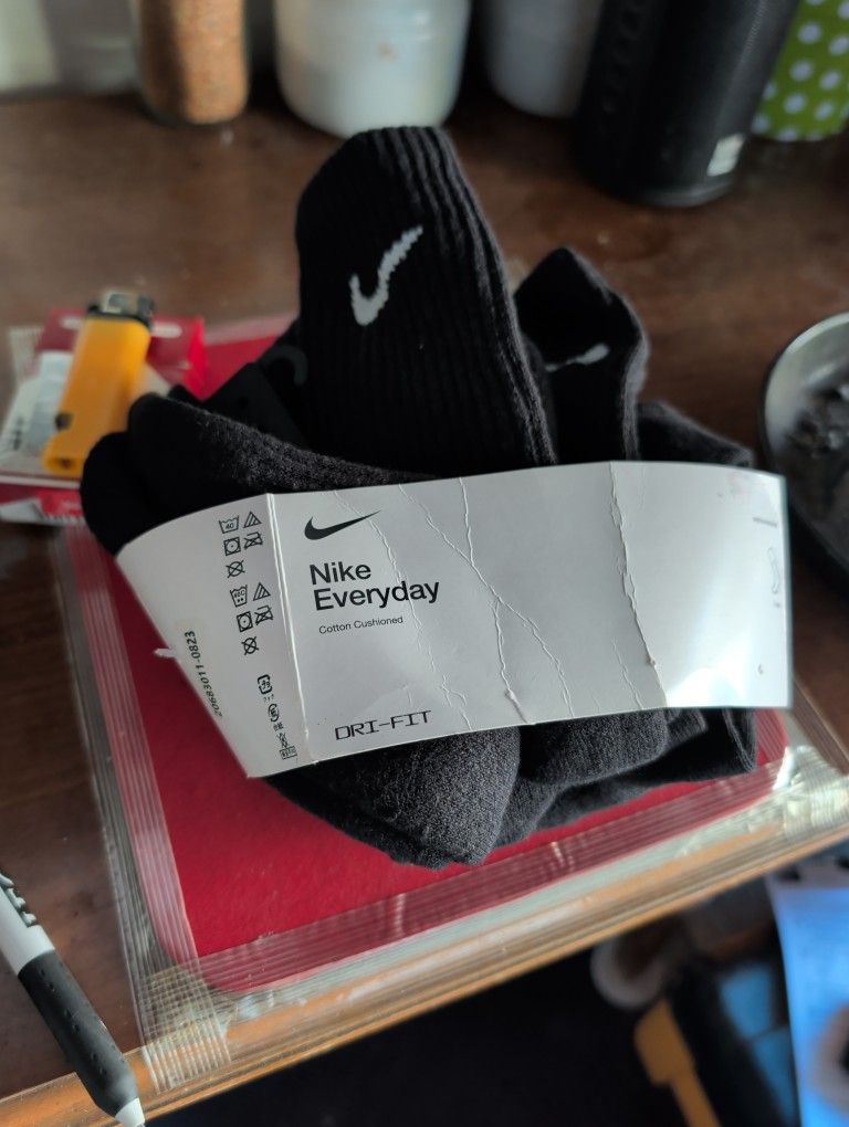 Kids NIKE Black Socks