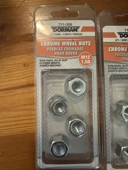 M12 1.5 Chrome Wheel Nuts