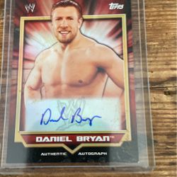 Daniel Bryan wrestling  Autograph Card 