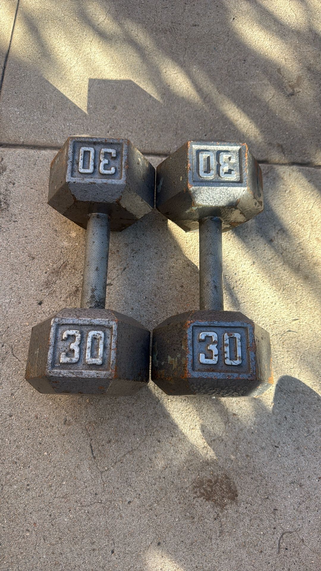 30 Lbs Dumbbells Weights 