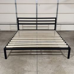 New King Platform Bed Frame (Can Deliver)