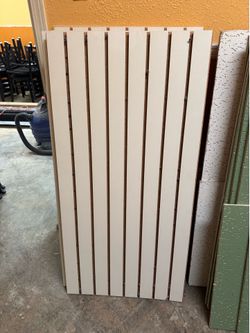 Slatwall / Display Panels - White Melamine