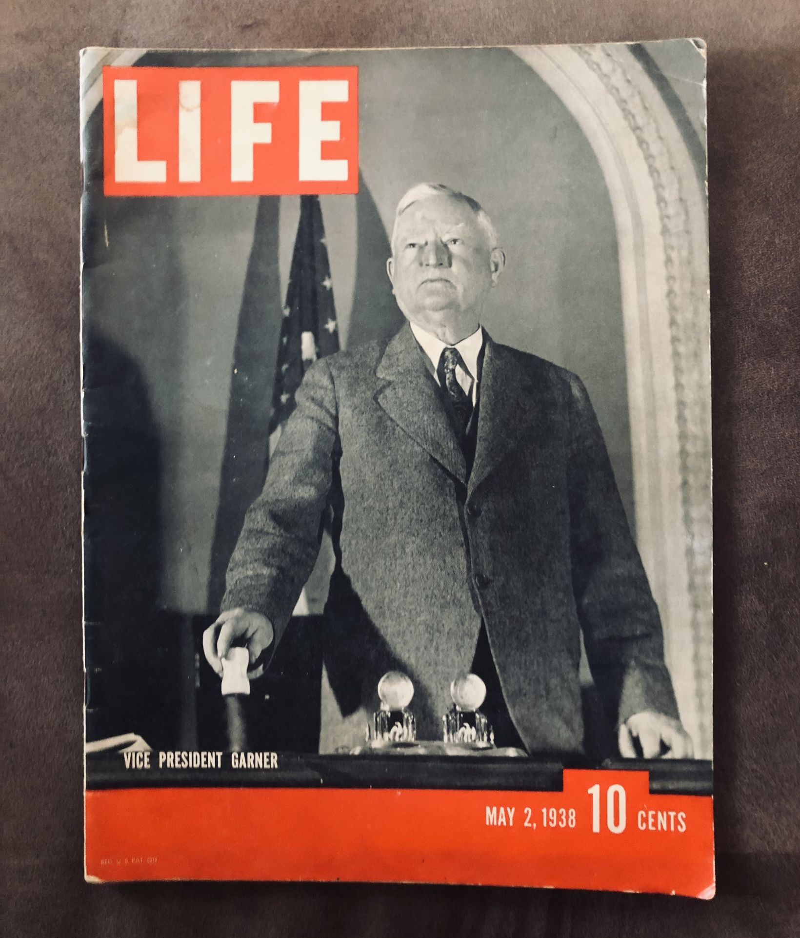 Vintage WWII Era Life Magazine MAY 2,1938 VP Wayne Garner-Great Ads-Stories-Photos VGC 