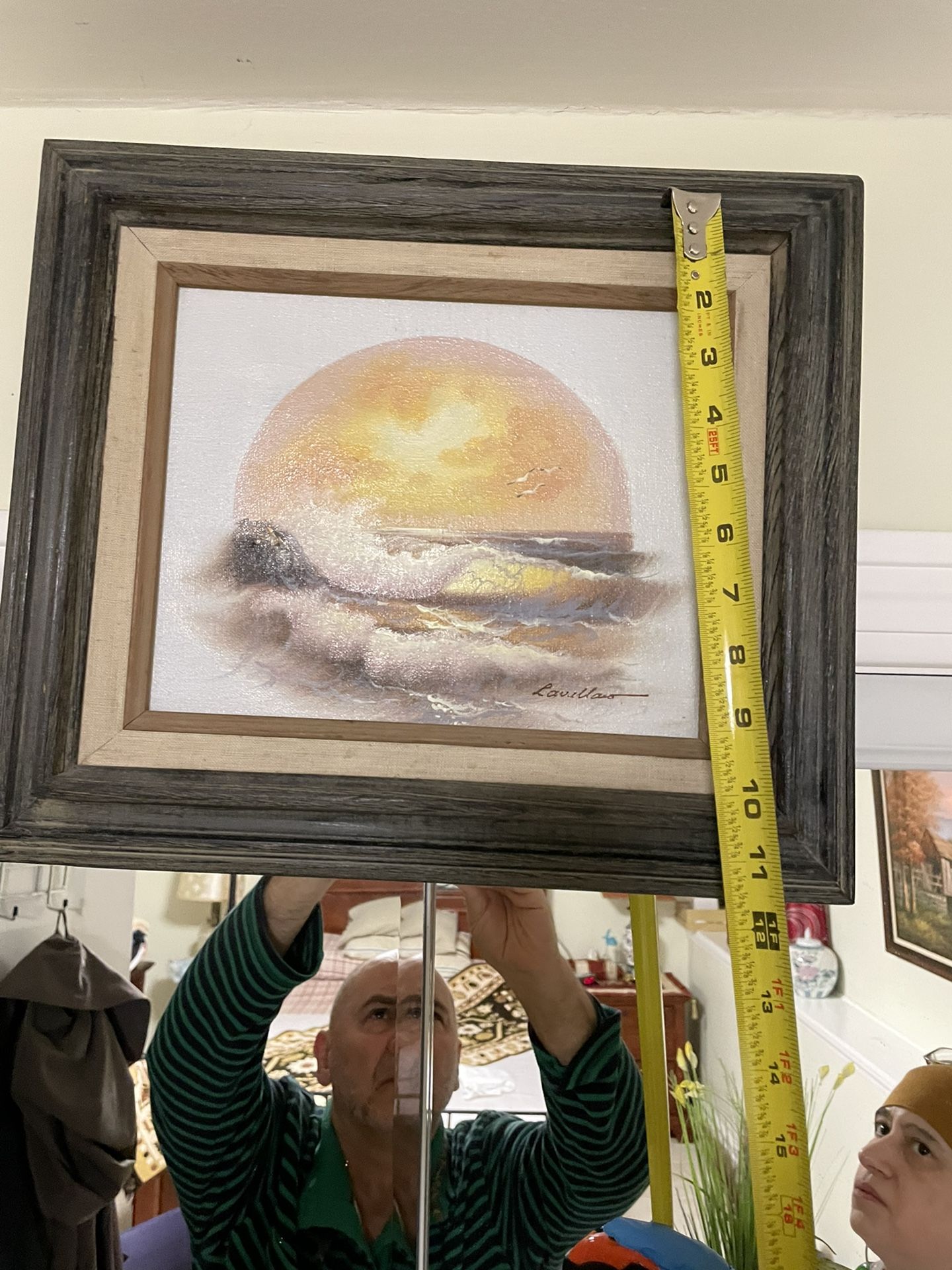 Oil On Cannabis Painting