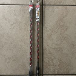 2 DIABLO 1/2 in. x 17-1/2 in. Carbide Auger Drill Bit for Wood and Nail-Embedded Wood