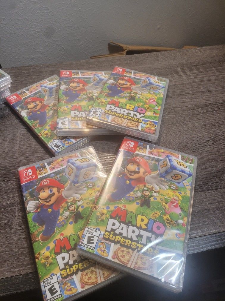 Super Mario Party Super Stars New Sealed Nintendo Switch Games 