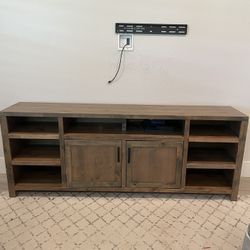 Ducar Brown 84” Rustic Tv Stand 