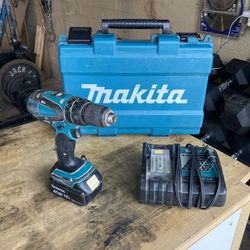 Makita 3/8 18v Drill, 9 speeds,3 Settings, Drill, Screw, Hammer. 