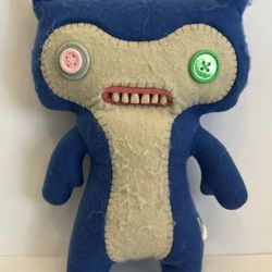 FUGGLER Funny Ugly Monster Blue Large Lil Demon 12 inch Rare New