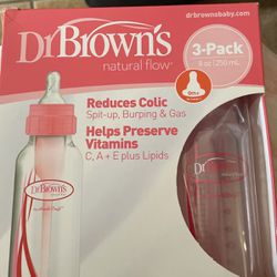Dr.Brown Natural flow Bottles 3 Pack New 