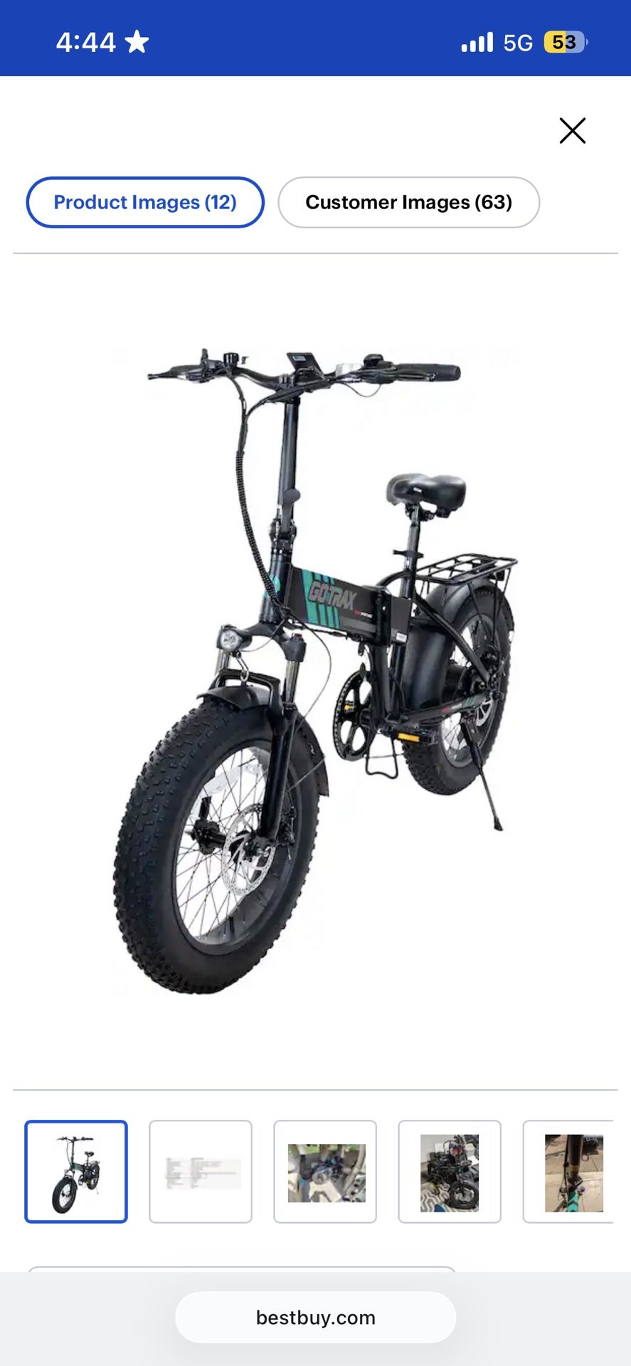 Gotrax Z4 Pro E Bike New