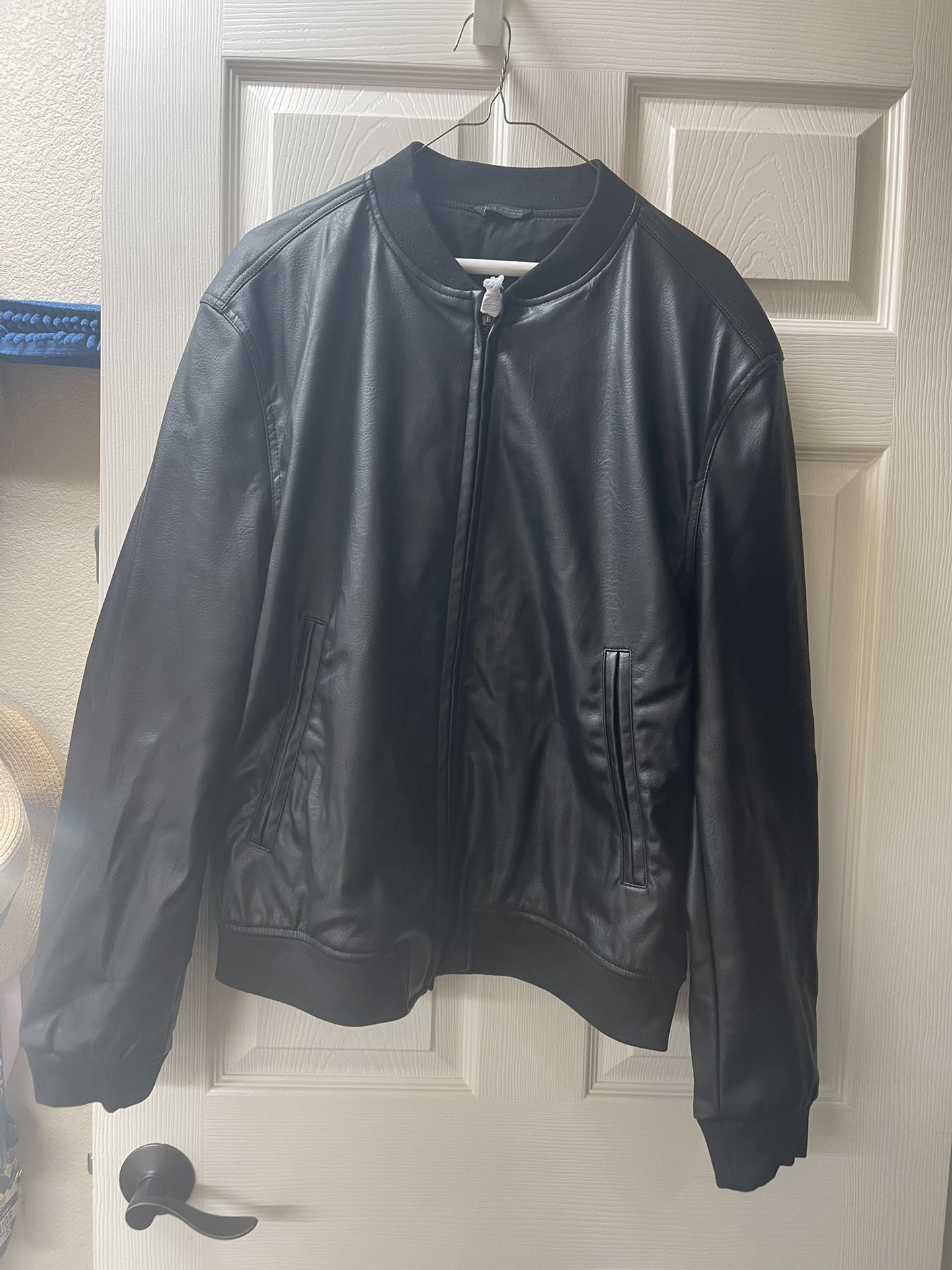 Men’s Faux Leather Jacket 