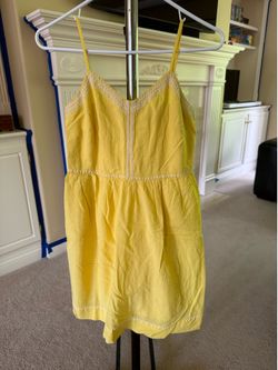 Vibrant yellow camisole summer dress