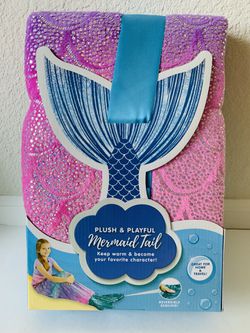 Plush & Playful Mermaid Tail - New