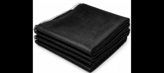 Large black netting for pond or garden.