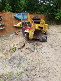 Stump grinding
