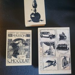 Wood Rubber Stamp Club Scrap