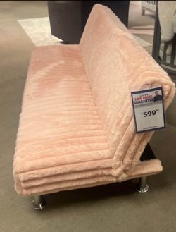 $50 pink loft chair bed ! Wrapped and ready for pickup !