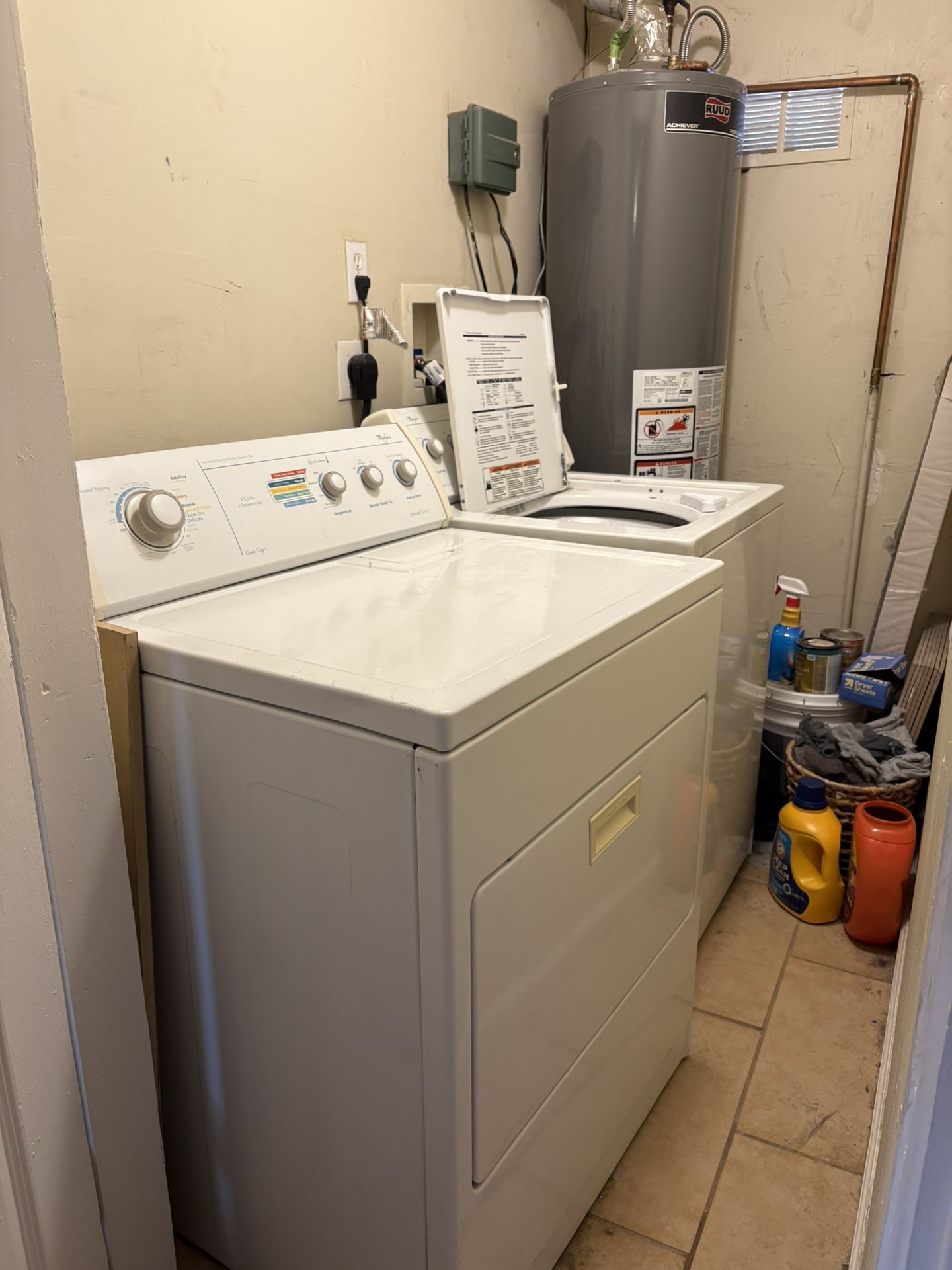 Used Whirlpool Washer and Dryer