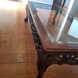 Antique Victorian Carved coffe table..