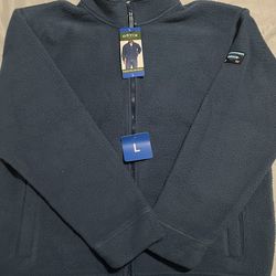 Fleece Full Zip Jacket. Size Large.