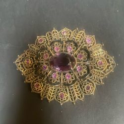Vintage Czech Brooch