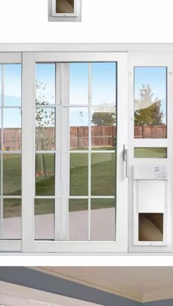 Glass Sliding door for pets