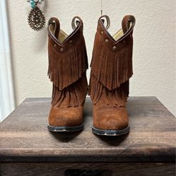 Toddler Fringe Western Boots