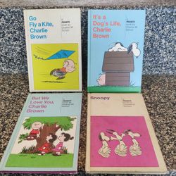 4 MID-CENTURY PEANUTS BOOKS