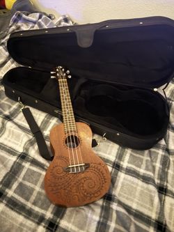 Luna Tattoo Mahogany Soprano Ukulele Mahogany