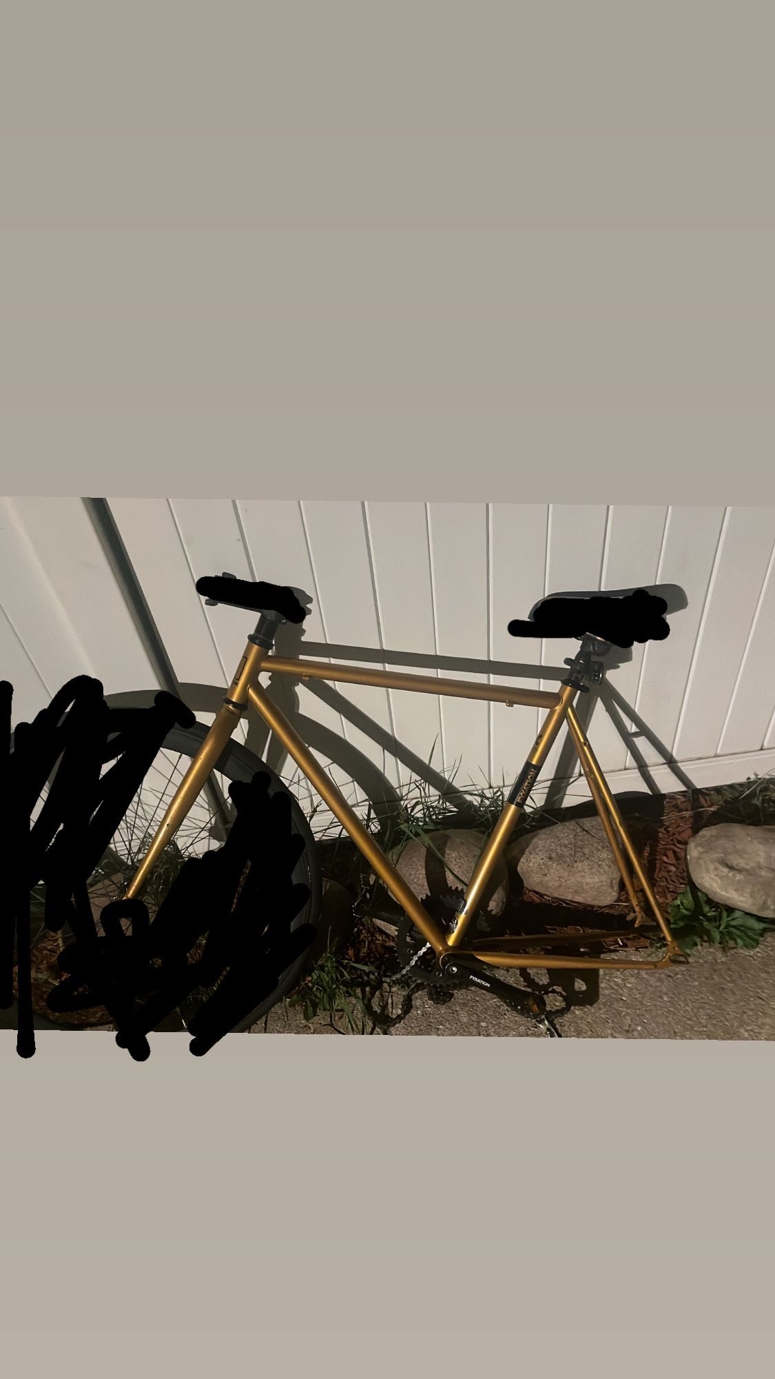 Golden Cycle Fixie Frame
