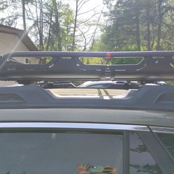 Yakima roof rack w/  ski/snowboard attachments