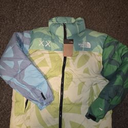 Northface Puffer Green/blue