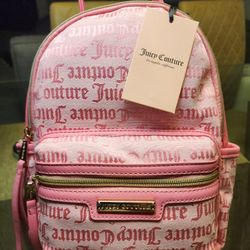 Juicy Couture SM Backpack Color Pink Lemonade