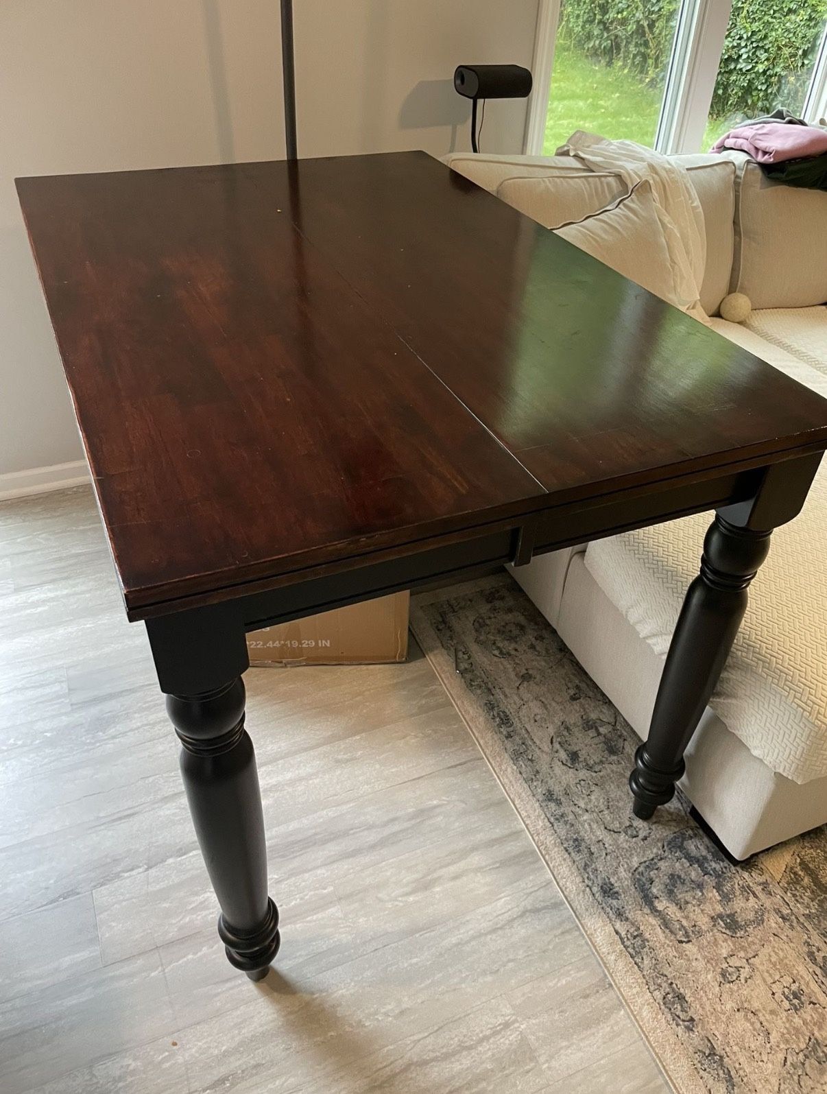 Solid Wood Table - Counter height