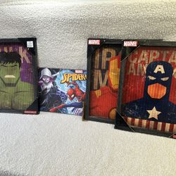 new 4 marvel prints